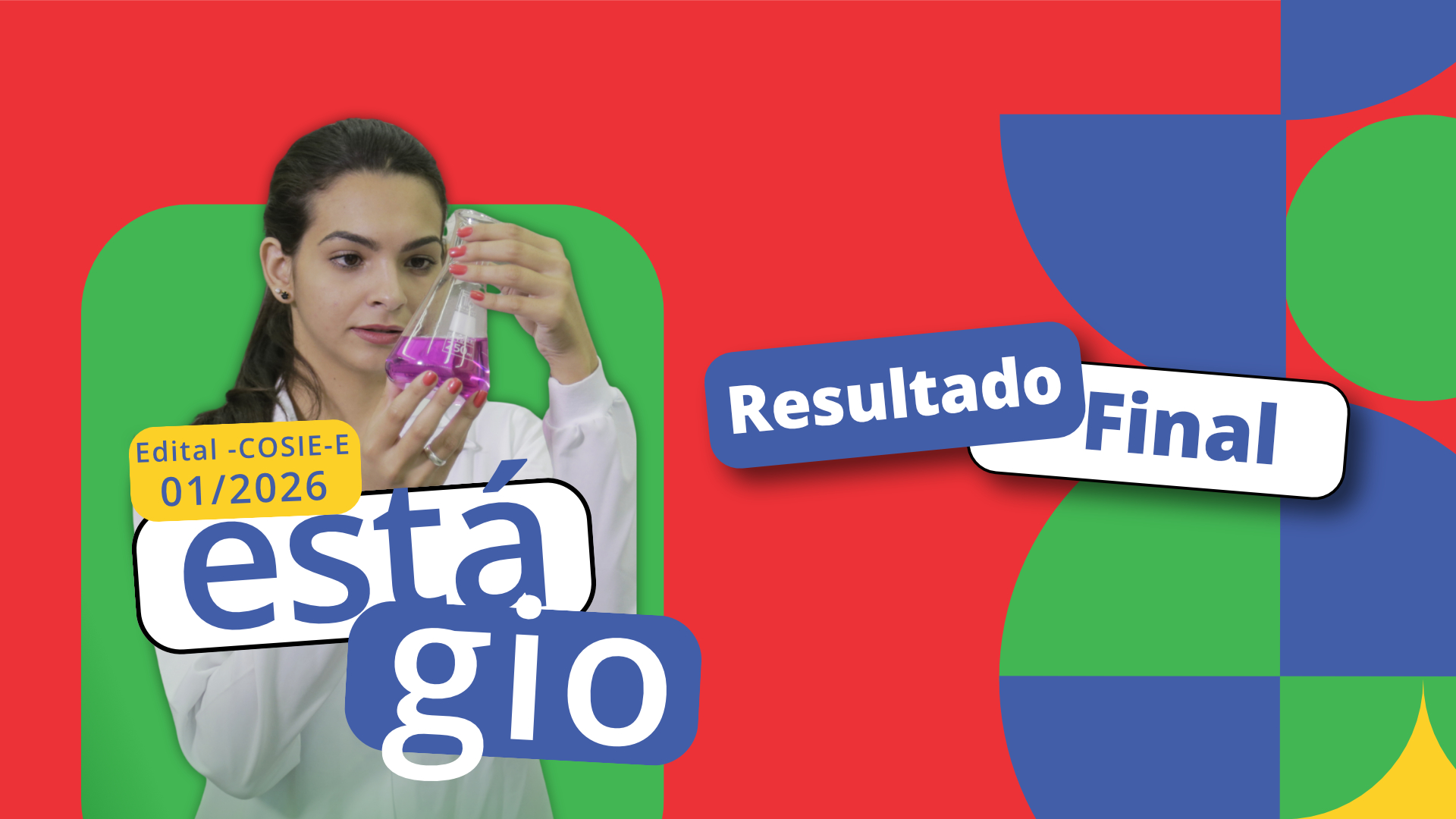 Resultado final da seleção de Estágio 2026/1 - Câmpus Goiânia